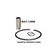 Piston complet compatibil Husqvarna 268, 50mm, bolt 12, PowerX