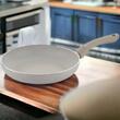 Tigaie din aluminiu cu invelis antiaderent, 24 cm, gri, Sandy Florina