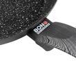 Tigaie din aluminiu, marmorata, invelis antiaderent, 26 cm, neagra, Bono Florina
