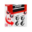 Dulap de scule profesional cu 7 sertare echipate, 250 elemente, Verke