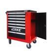 Dulap de scule cu 7 sertare echipat, 250 piese Verke
