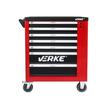 Dulap de scule profesional cu 7 sertare echipate, 250 elemente, Verke