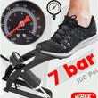 Pompa auto cu pedala de picior, piston și manometru, presiune 7 bari, Verke
