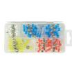 Set 100 tuburi termocontractabile, inel staniu, Verke