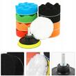 Set bureti polish, pentru lustruit, 10 piese, 80 mm, Verke