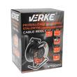 Rola prelungitor cablu pentru curent cu cadru metalic 25 metri 3 x 2,5 mm Verke