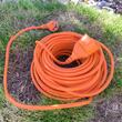 Cablu prelungitor pentru curent, lungime 40 metri,  grosime 2x1 mm, 2500 W, portocaliu, Verke