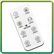 Ventilator vertical cu telecomanda, 60 W, 3 viteze, timer 7.5h, oscilatie, lumina ambientala, LED cu 4 culori, alb, Velano