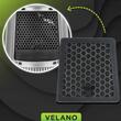 Ventilator cu telecomanda si filtru de carbon care curata aerul din camera, 60 W, Velano