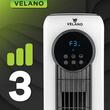  Ventilator coloana, racire suplimentara cu apa si gheata, 60W, cu telecomanda, Velano