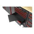 Set mobilier cu roti pentru atelier, banc de lucru mobil, 6 sertare, panou perforat, Kraft