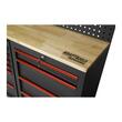 Set mobilier cu roti pentru atelier, banc de lucru mobil, 6 sertare, panou perforat, Kraft