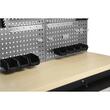 Set mobilier cu roti pentru atelier, banc de lucru mobil, 6 sertare, 3 dulapuri, panou perforat, Kraft