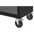 Set mobilier cu roti pentru atelier, banc de lucru mobil, 6 sertare, 3 dulapuri, panou perforat, Kraft