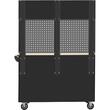 Set mobilier cu roti pentru atelier, banc de lucru mobil, 6 sertare, 3 dulapuri, panou perforat, Kraft