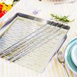 Frigarui pentru gratar 35,8 cm, otel inoxidabil, 4 piese, KingHoff