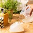 Aparat pentru calcat cu abur portabil, 1500 W, caoacitate rezervor 400 ml, Bej/Auriu, Klausberg
