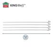Frigarui pentru gratar 35,8 cm, otel inoxidabil, 4 piese, KingHoff