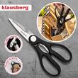 Set cutite de bucatarie din otel inoxidabil cu suport, manere ergonomice, 13 piese, Klausberg