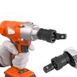 Set 3 articulatii cardanice, adaptoare pentru impact, 1/4", 3/8", 1/2", 75 mm, Verke