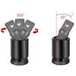 Set 3 articulatii cardanice, adaptoare pentru impact, 1/4", 3/8", 1/2", 75 mm, Verke