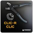 Cleste manual  pentru coliere auto tip Clic, Clic-R cu arc de expansiune, maner ergonomic, antiderapant, lungime 170 mm, Powermat