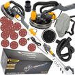 Slefuitor de pereți telescopic tip girafă, 1500 W, pliabil, cu auto-aspirare si iluminare LED 360°, Powermat