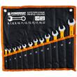 Set chei combinate, 12 piese, cu strat anticoroziv, Powermat