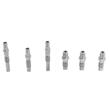 Tester de compresie pentru motoarele Diesel, interval de masura 0-70 bari, adaptoare bujii si injectoare, 19 piese, Powermat