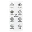 Ventilator vertical cu telecomanda, 60 W, 3 viteze, timer 7.5h, oscilatie, lumina ambientala, LED cu 4 culori, alb, Velano