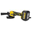 Polizor unghiular, flex cu 2 acumulatori, 18 V 3.0 Ah, motor Brushless, diametru disc 125 mm, Powermat