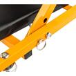 Scaun mobil si targa auto, 2 in 1, din otel si piele artificiala, Powermate