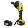 Polizor unghiular, flex cu 2 acumulatori, 18 V 3.0 Ah, motor Brushless, diametru disc 125 mm, Powermat