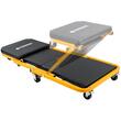 Scaun mobil si targa auto, 2 in 1, din otel si piele artificiala, Powermate