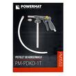 Pistol pneumatic pentru aplicarea solutiilor de protectie si intretinere a caroseriei, Powermat