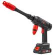  Pistol de spalat cu presiune cu acumulator, 60 bar, Red Technic