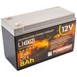 Baterie, acumulator universal Litiu-Ion pentru vermorel, pompa stropit, 12V 8 amperi, Powermat 