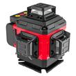 Laser nivel 360°, cu linii incrucisate 4D, verde, distanta 40m, Red Technic