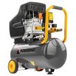 Compresor de aer 24 litri cu 1 piston, 1.85 kW 2.5 CP, 8 bari, debit 206 l/min, 2 manometre, Powermat