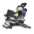 Fierastru circular stationar pentru lemn, cu glisare, 2000 W, diametru disc 210 mm, ghidaj laser, iluminare LED, Powermat