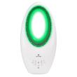 Ventilator vertical cu telecomanda, 60 W, 3 viteze, timer 7.5h, oscilatie, lumina ambientala, LED cu 4 culori, alb, Velano