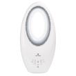 Ventilator vertical cu telecomanda, 60 W, 3 viteze, timer 7.5h, oscilatie, lumina ambientala, LED cu 4 culori, alb, Velano