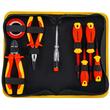 Set scule izolate cu tester de tensiune pentru electricieni, tensiune de functionare 1000 V, 8 piese, Powermat