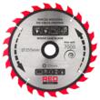 Set disc circular pentru lemn 255 x 30 mm, 24, 40, 60, 8, 100 dinti, 5 bucati,  Red Technic
