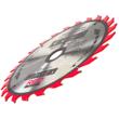 Set disc circular pentru lemn 255 x 30 mm, 24, 40, 60, 8, 100 dinti, 5 bucati,  Red Technic