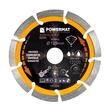 Disc diamantat segmentat pentru taiat in beton, caramida, gresie, 125 x 22.23 x 2x4 mm, Powermate