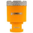 Carota diamantata pentru gresia porțelanată, plăcile ceramice, granitul, marmura, 40 mm, Powermat