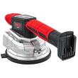 Ventuza vibranta pe acumulator 21V, 2 acumulatori 2Ah, capacitate 100 kg, diametru 150 mm, 9 trepte de viteza, Red Technic