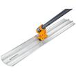 Banda manuala din aluminiu pentru netezirea betonului, 120 x20 cm, lungime 5 metri, cap reglabil, margini rotunjite, Powermat