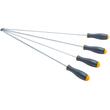 Set surubelnite lungi, varfuri magnetice calite, otel crom vanadiu, lungime 450 mm, 4 piese, Powermat